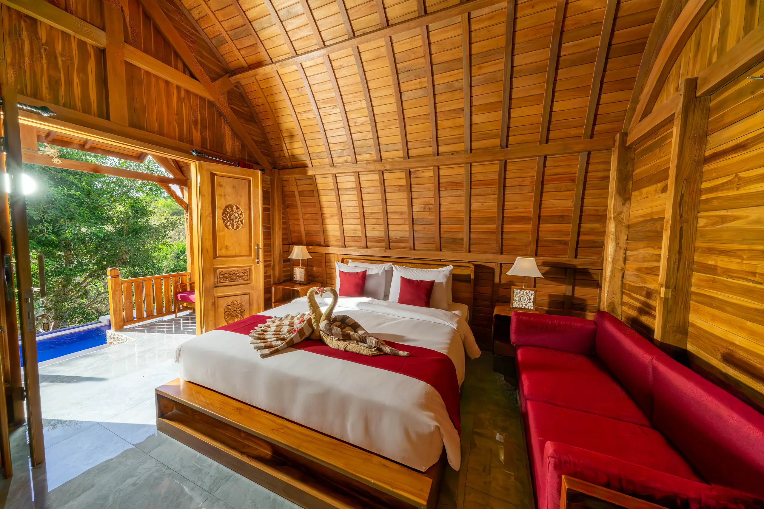 Queen Room Pool Access Bedroom 2